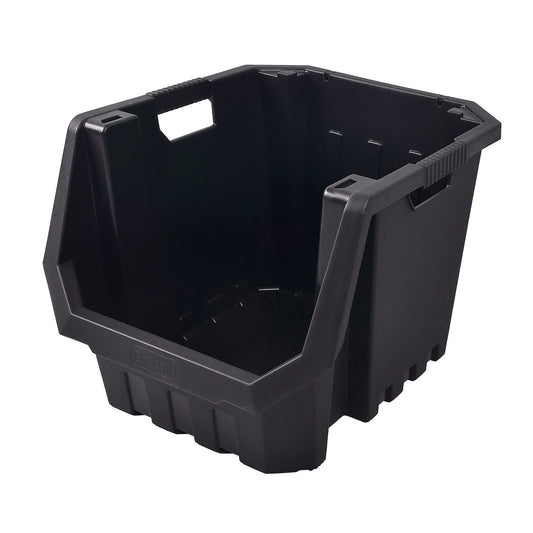 Tactix Heavy Duty Stackable Storage Bin - 60L