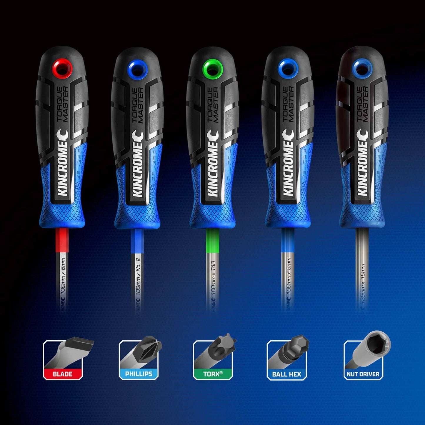 Kincrome Torquemaster Blade Screwdriver - 6 x 150mm