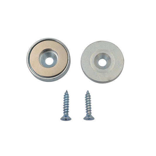 Everhang Magnetic Pull Latch Set 13.5kg Neodymium Silver Easy Install
