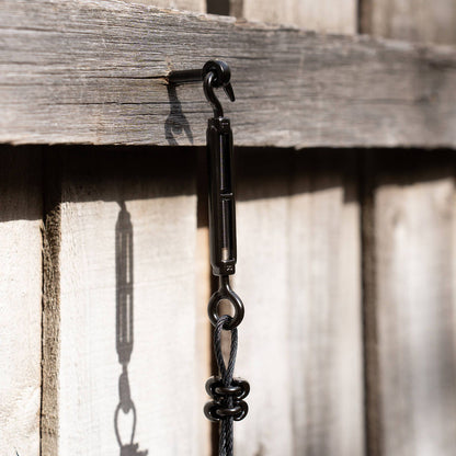 Taskmaster Black Turnbuckle Hook and Eye - 5mm - 6 Pack