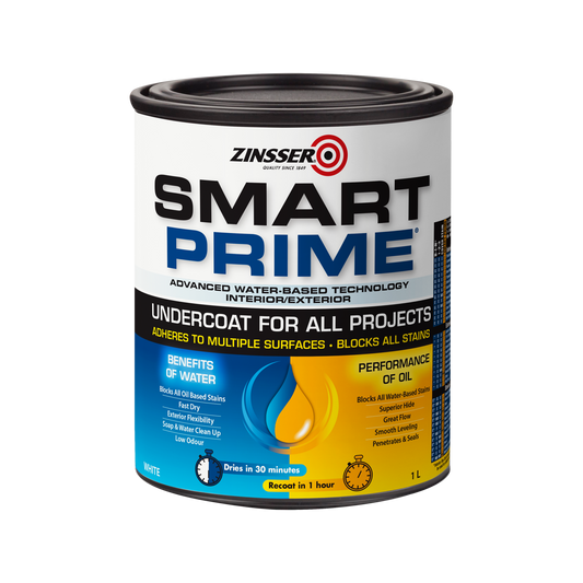 Zinsser Smart Prime Undercoat White 1L