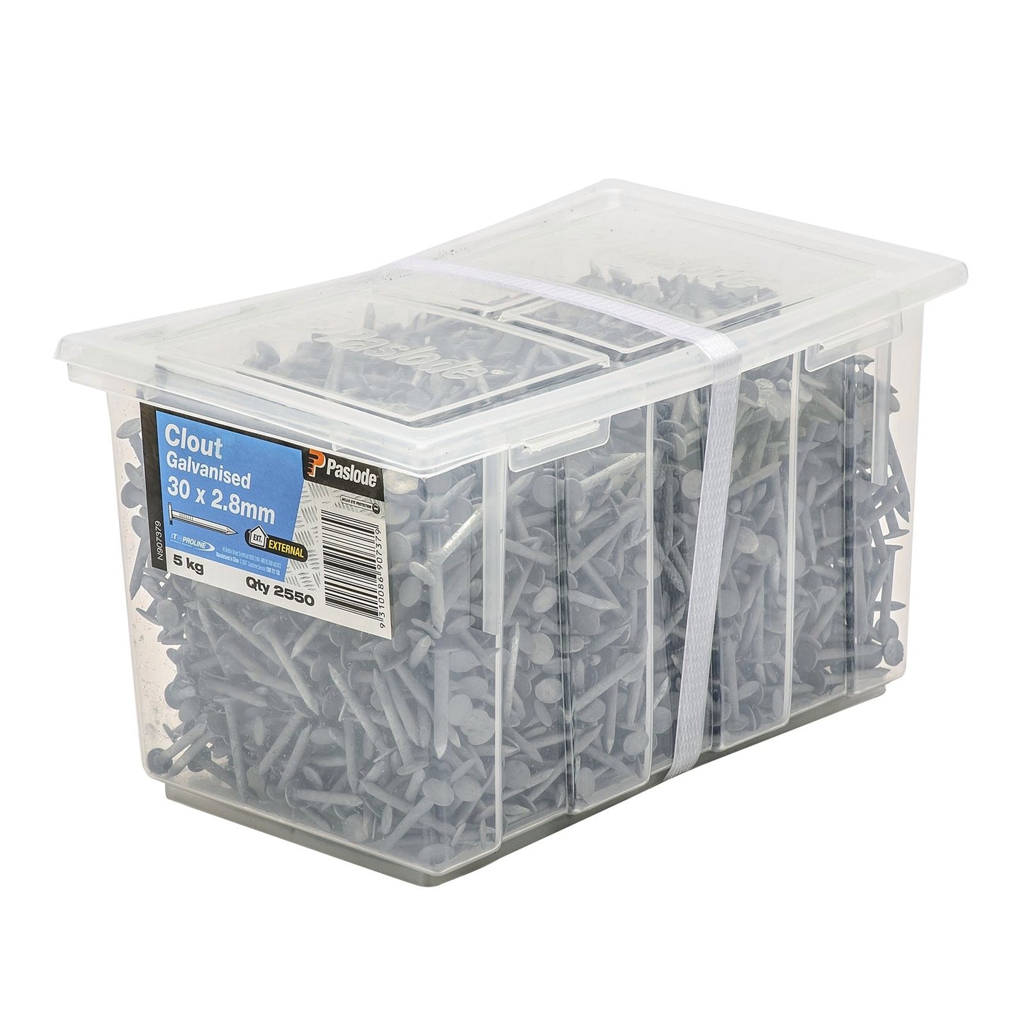 Paslode Galvanised Clouts - 30 x 2.8mm - 5kg