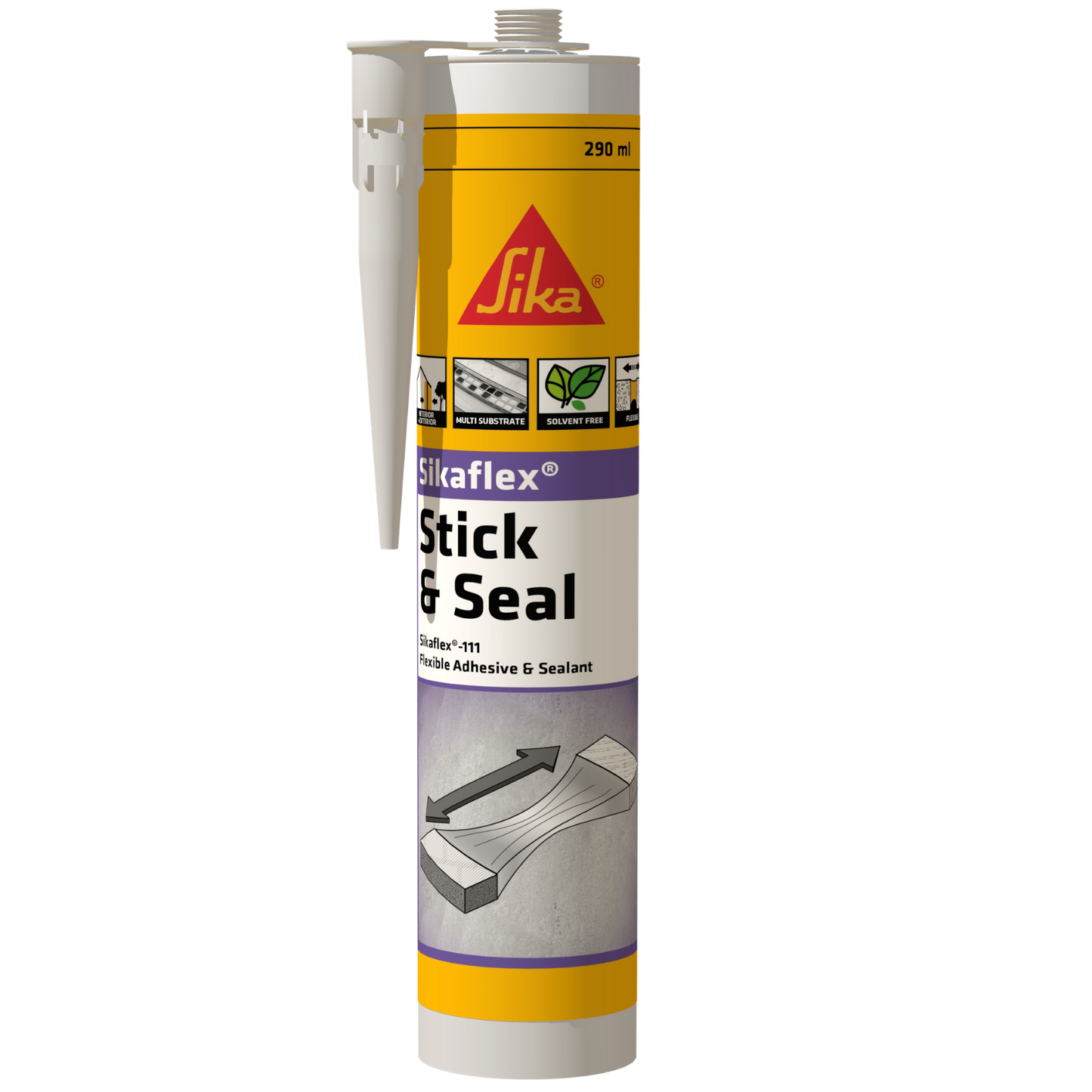 Sika Sikaflex 111 Construction Adhesive - 290ml - Grey