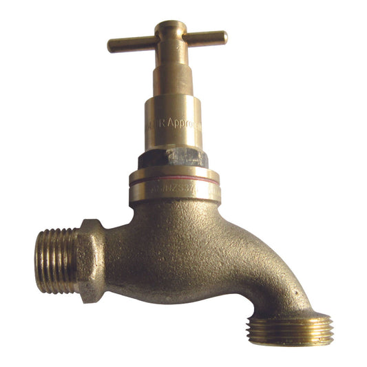Kinetic Brass Male Vandal Proof Garden Tap - 20mm