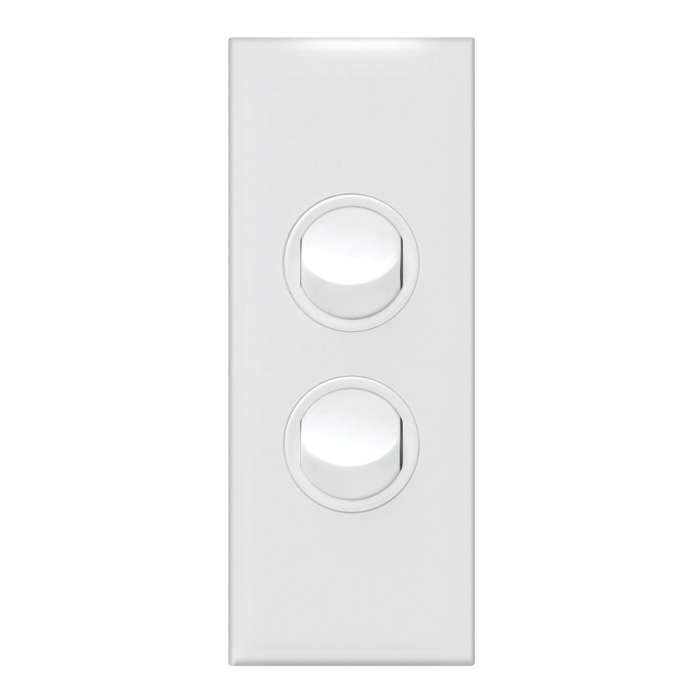 HPM Architrave Switch - 2 Gang - 10AX