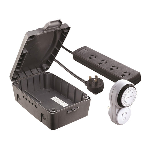 Cordtech IP54 Outdoor Power Kit