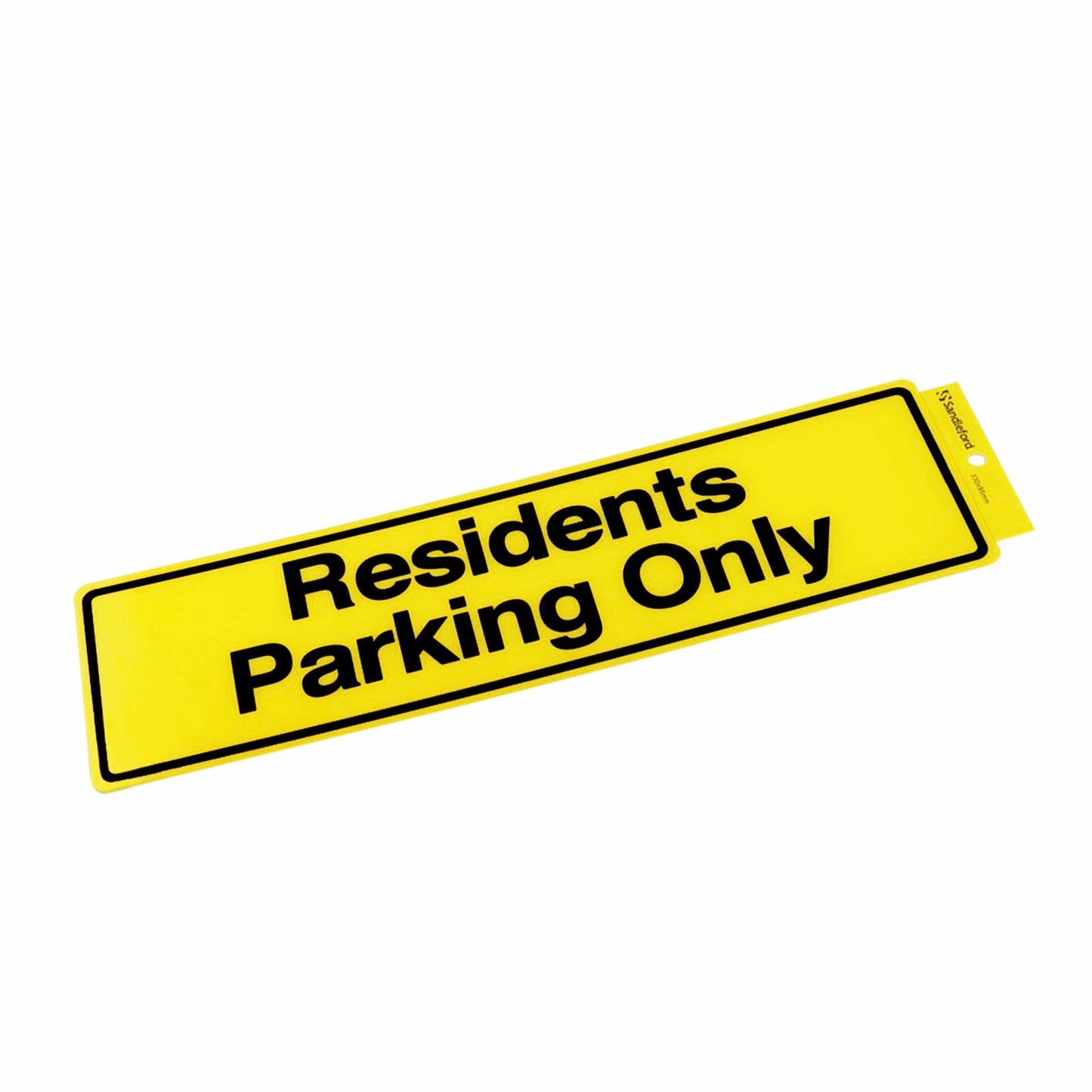 Sandleford Residents Parking Only Sign - 330 x 95mm