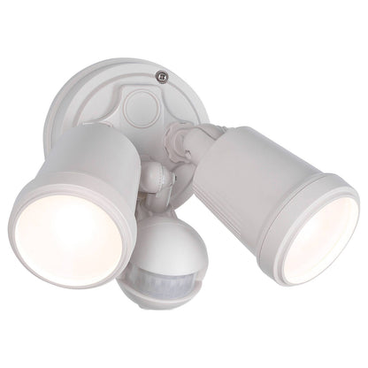 Brilliant Raptor III Twin Security Light - 20W - 1800 Lumens - Beige