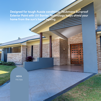 Taubmans Neutral Low Sheen Sunproof Exterior Paint - 1L