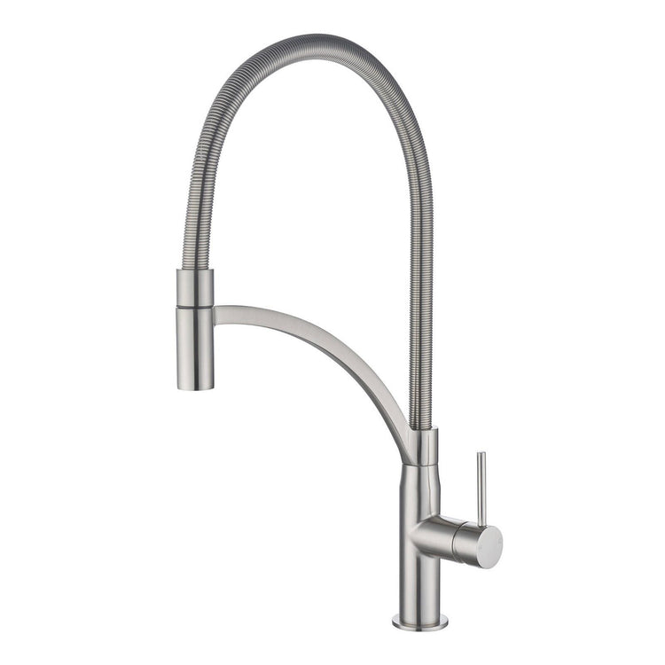 Mondella Resonance Pull Out Sink Mixer - 25mm - Brushed Nickel - 6L/min