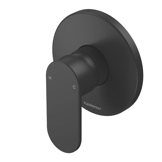 Flexispray Havana Bath Shower Mixer - 180 x 60 x 120mm - Matte Black