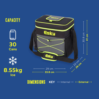 Esky 18.5L Hybrid Soft Cooler - 30 Can