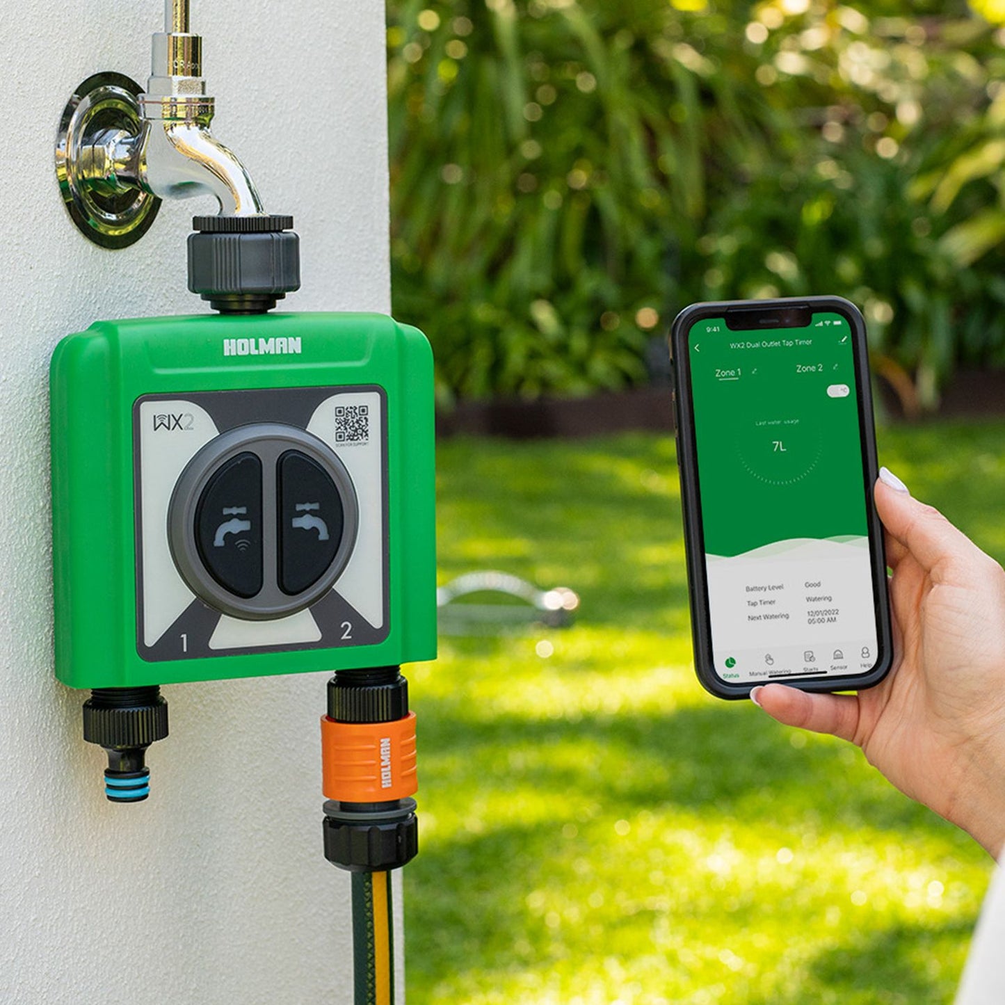 Holman WX2 Dual Outlet Tap Timer