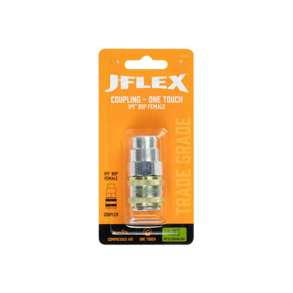 Jflex Coupling - 1/4" BSP Female - Nitto Equivalent - 22 x 58mm