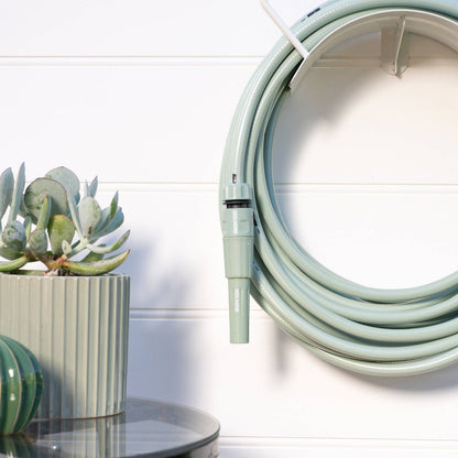Holman 15m Garden Hose and Nozzle Set - 12mm - Sage