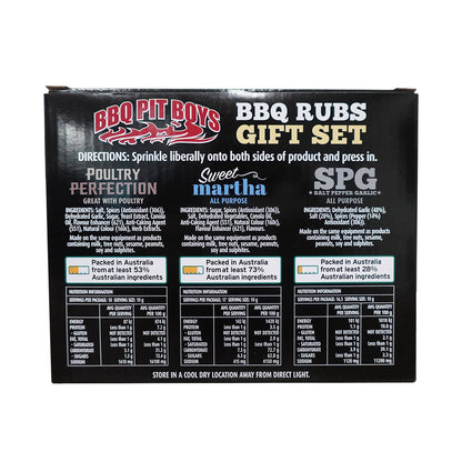 BBQ Pit Boys Gift Set - 3 Pack - 175 x 135 x 60mm