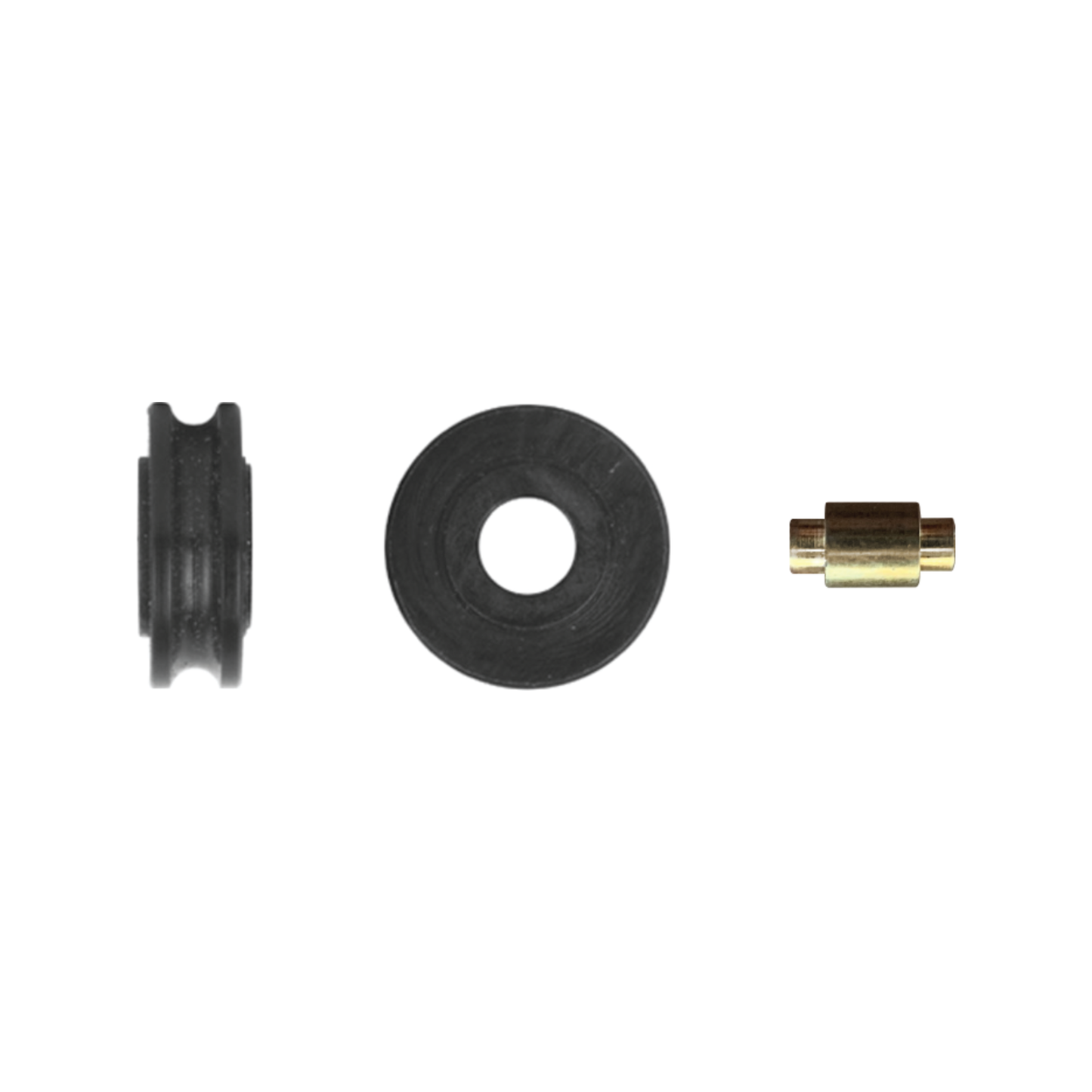 Rolltrak Acetal Concave Roller - 14mm - 10kg - Black
