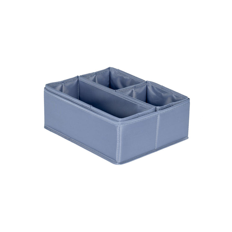All Set 4pc Grey Drawer Organiser