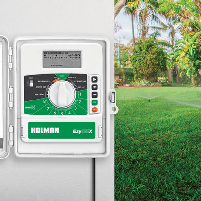 Holman Ezyone Irrigation Controller - 8 Station - 46 x 248 x 185mm - Grey