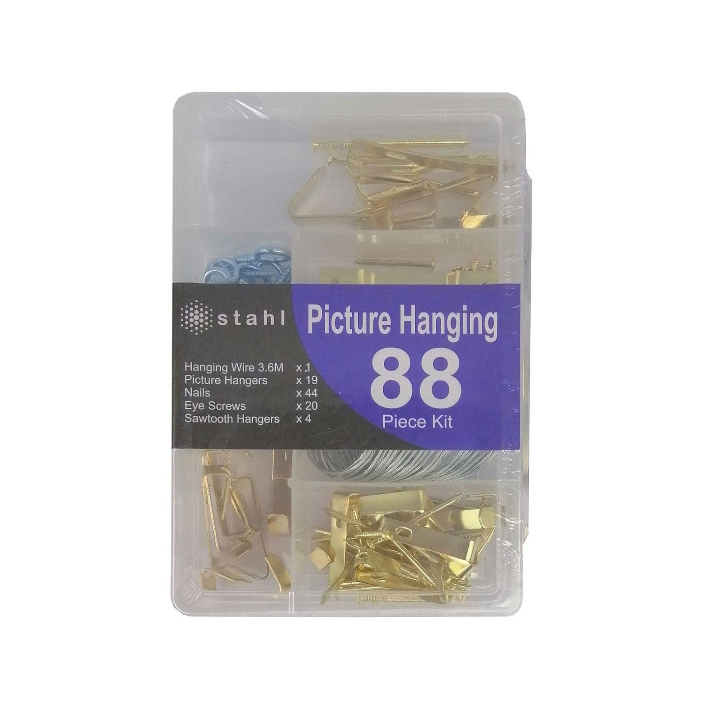 Stahl Picture Hanging Kit - 88 Pack