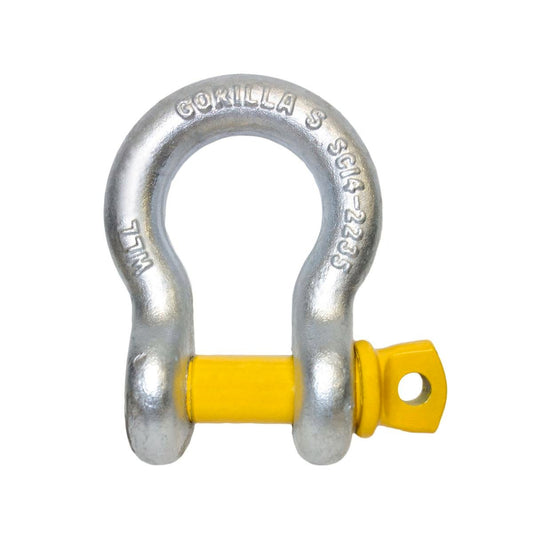 Gorilla 25mm Bow Shackle 8.5T Alloy Grade S Industrial Lifting