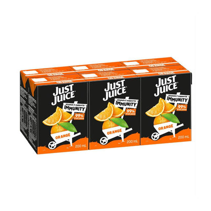 Just Juice 100% Juice Orange 200ml - 6 Pack