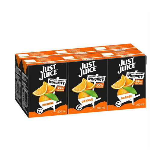 Just Juice 100% Juice Orange 200ml - 6 Pack
