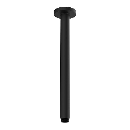 Mondella Ceiling Shower Arm - 300mm - Black Matte
