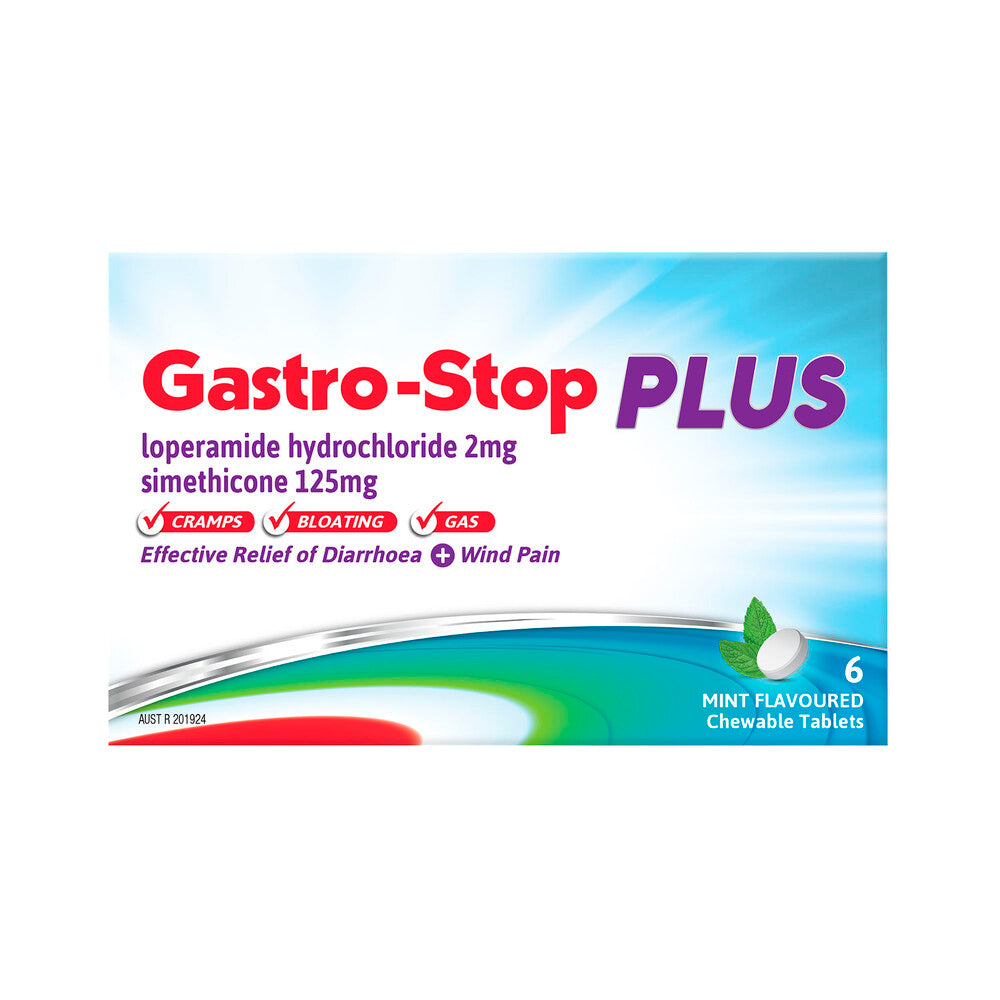 Gastro Stop Plus Chewable Tabs - 6 pack