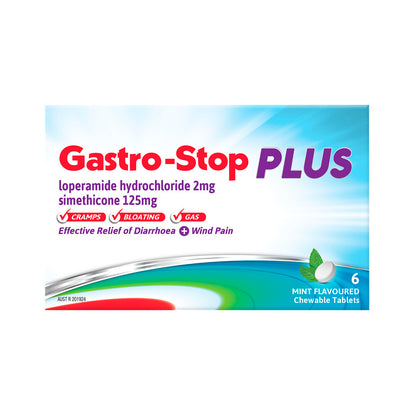 Gastro Stop Plus Chewable Tabs - 6 pack