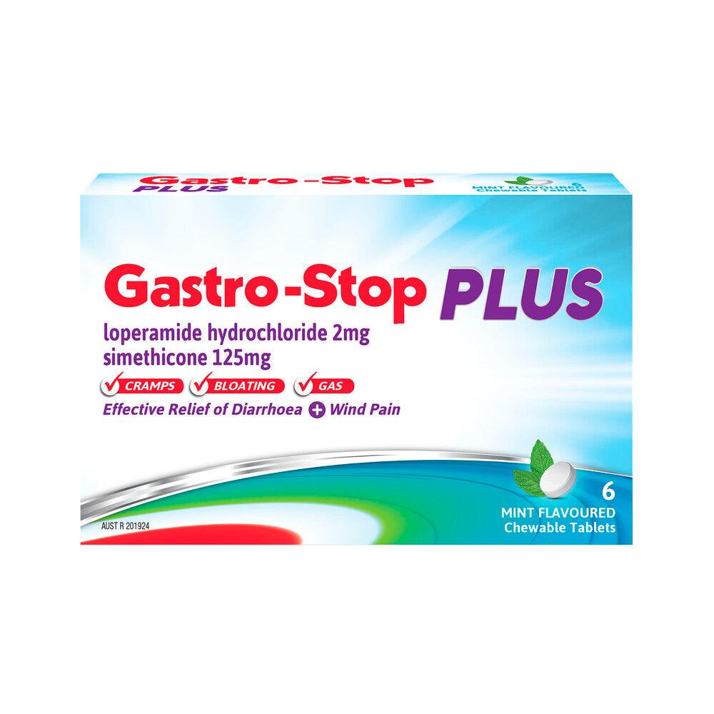 Gastro Stop Plus Chewable Tabs - 6 pack