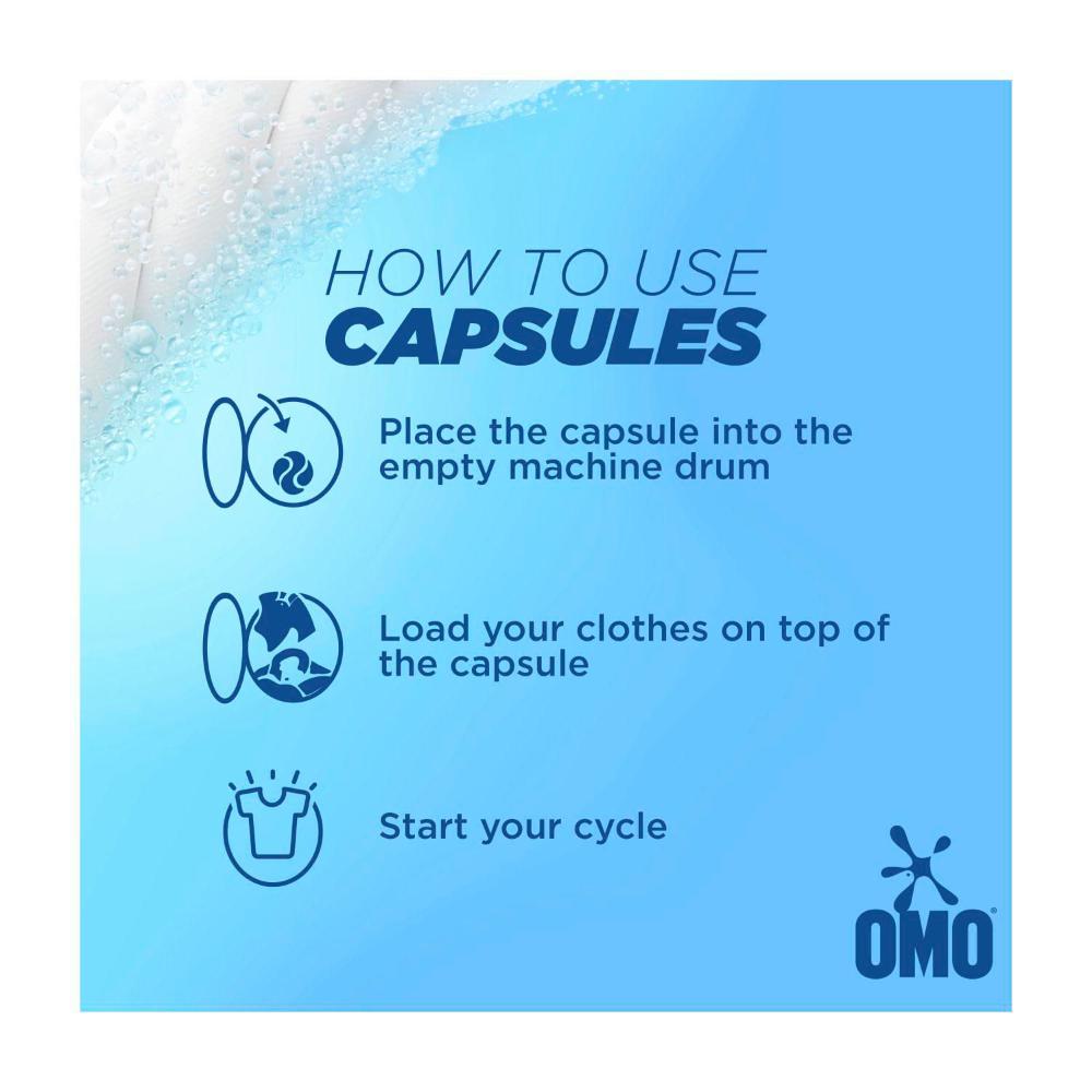OMO Sensitive 3 in 1 Laundry Capsules 50 Washes - 50 pack