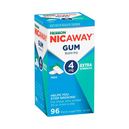 Herron Nicaway Mint Chewing Gum 4mg - 96 Pack