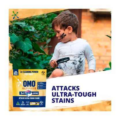 OMO Ultimate 3 in 1 Laundry Capsules 17 Washes - 17 pack