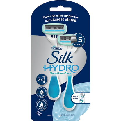 Schick Hydro Silk Womens Disposable Razor 2 Pack