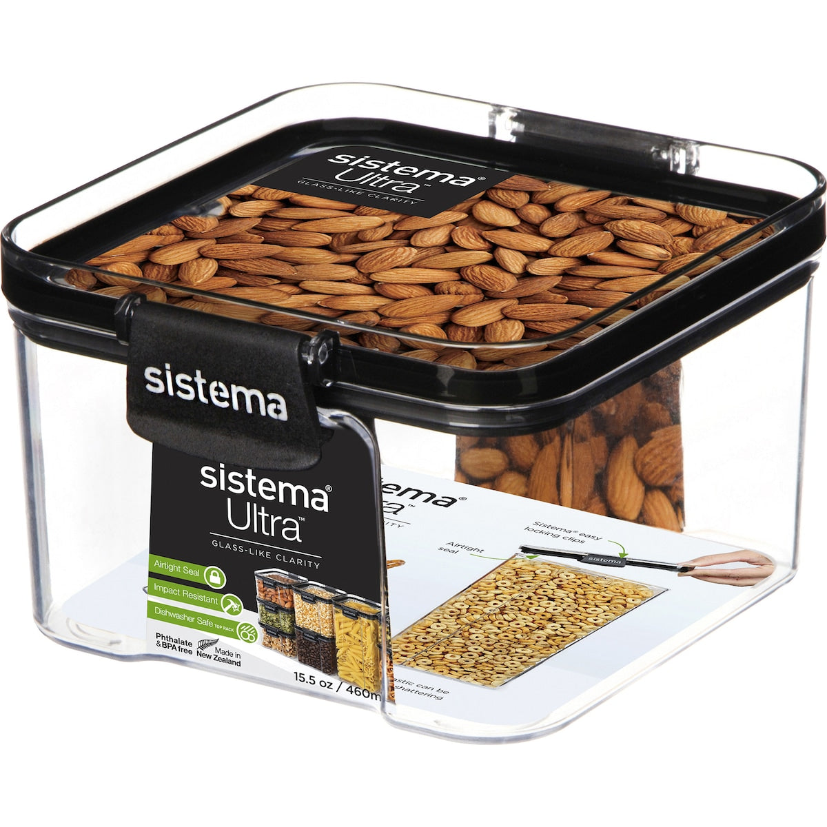 Sistema Ultra Tritan Canister Square 460ml Each