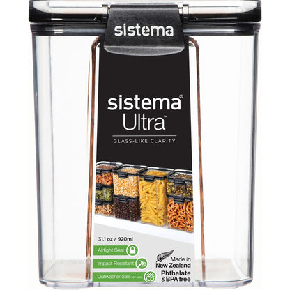 Sistema Ultra Tritan Canister Square 920ml Each