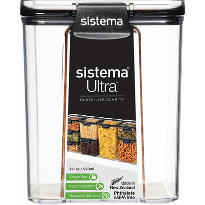 Sistema Ultra Square Food Container 920ml Each