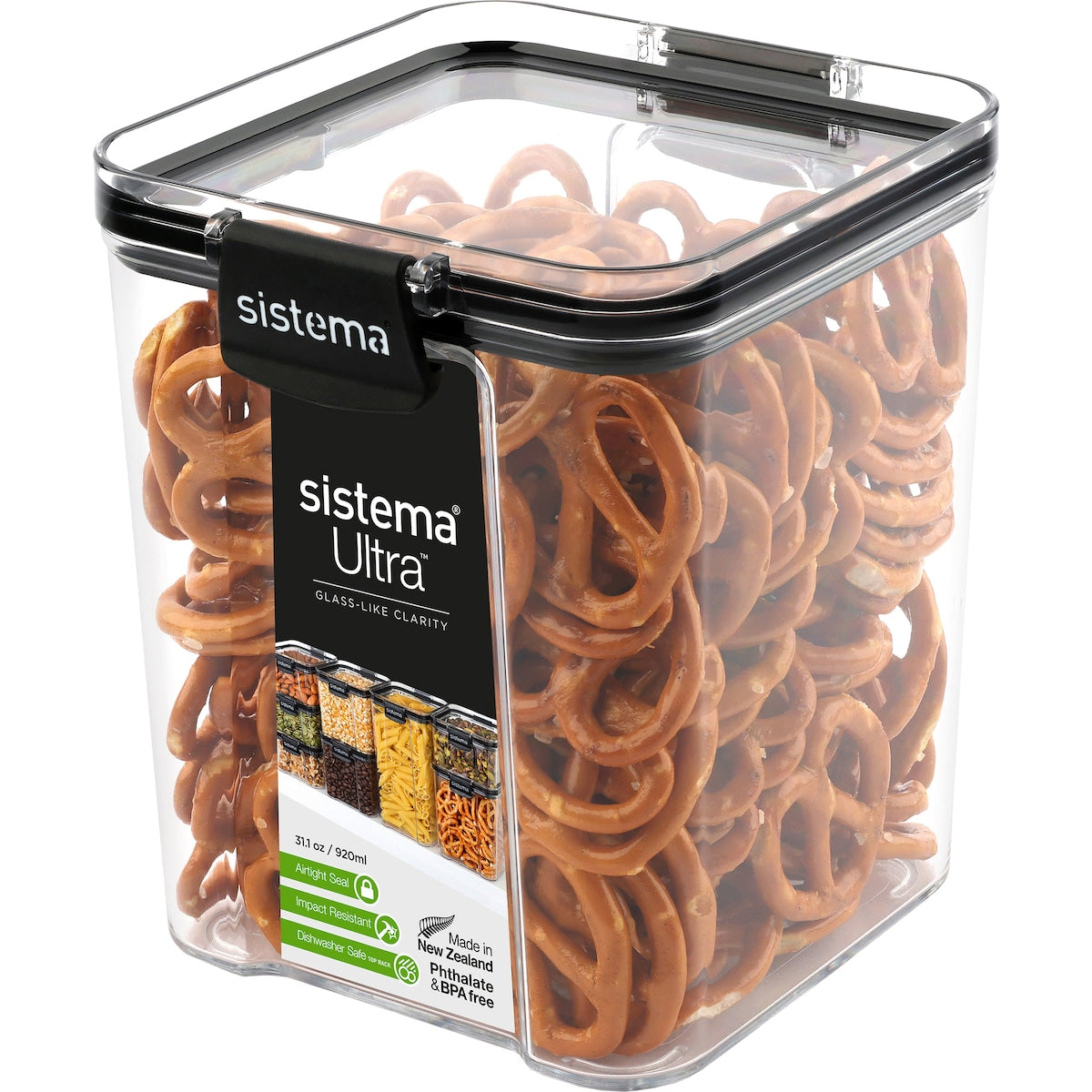 Sistema Ultra Square Food Container 920ml Each