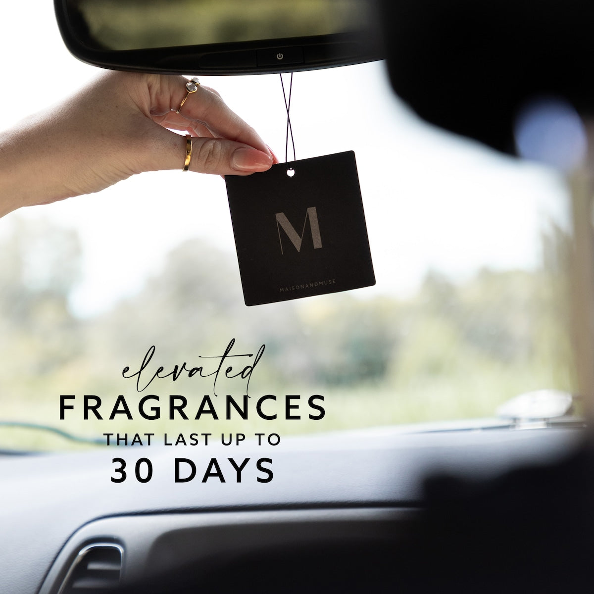 Maison & Muse Car Air Freshener Mild Vanilla & Caramel Each
