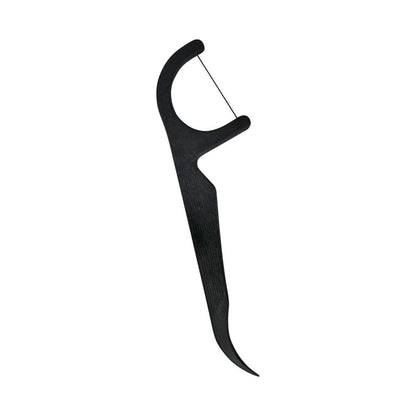 Piksters Eco Charcoal Floss Picks - 30 pack