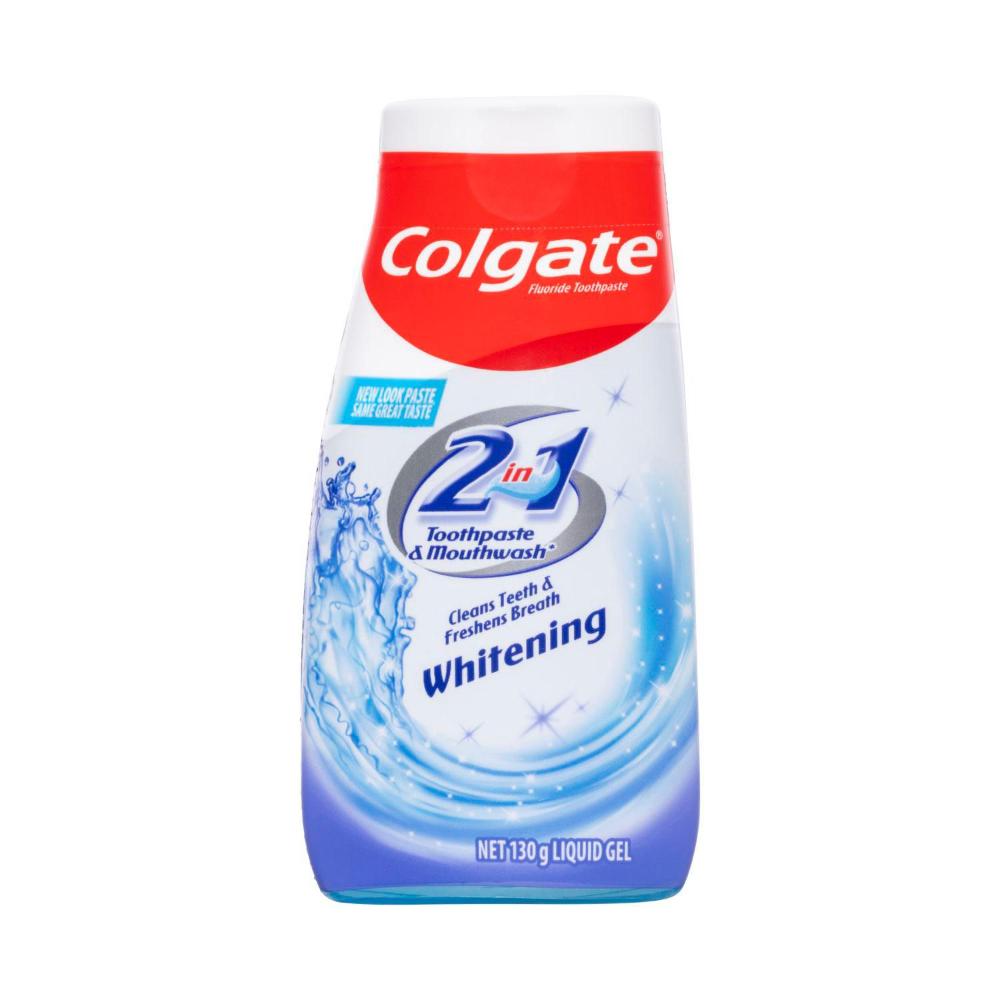 Colgate 2 in 1 Liquid Gel Whitening Toothpaste & Mouthwash - 130g
