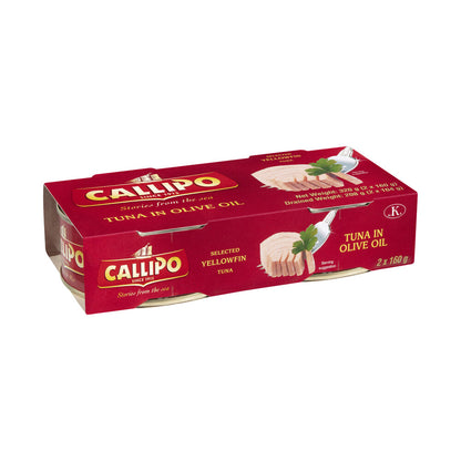 Callipo Solid Light Tuna In Olive Oil 2 Pack - 320g