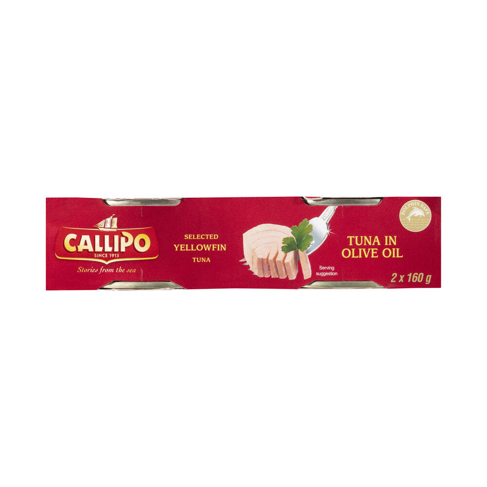 Callipo Solid Light Tuna In Olive Oil 2 Pack - 320g