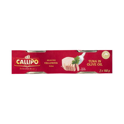 Callipo Solid Light Tuna In Olive Oil 2 Pack - 320g