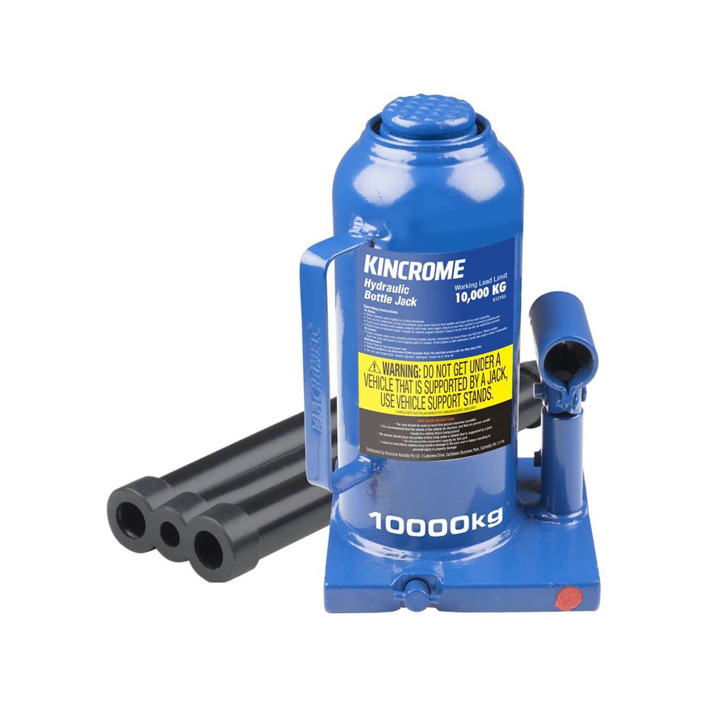 Kincrome Hydraulic Bottle Jack - 10,000kg