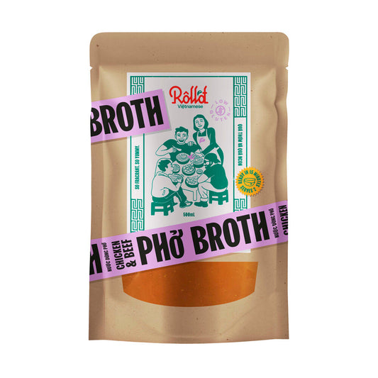 Roll'd Chicken & Beef Pho Broth - 500mL