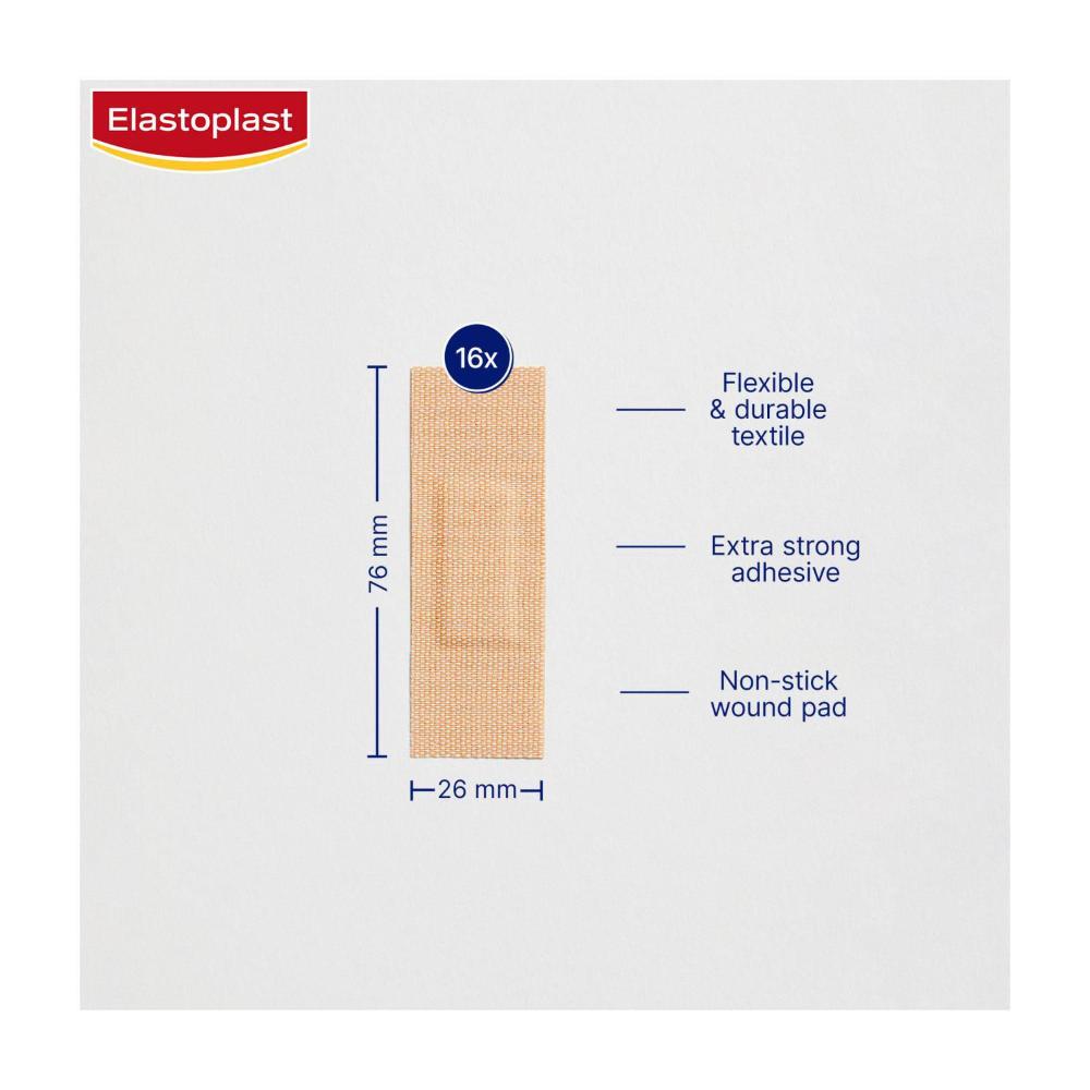 Elastoplast Extra Tough Waterproof Strips - 16 pack