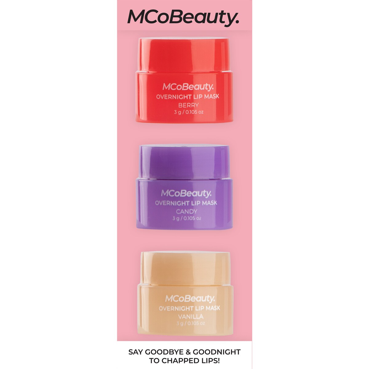 Mcobeauty Overnight Lip Mask Deluxe 3 Pack