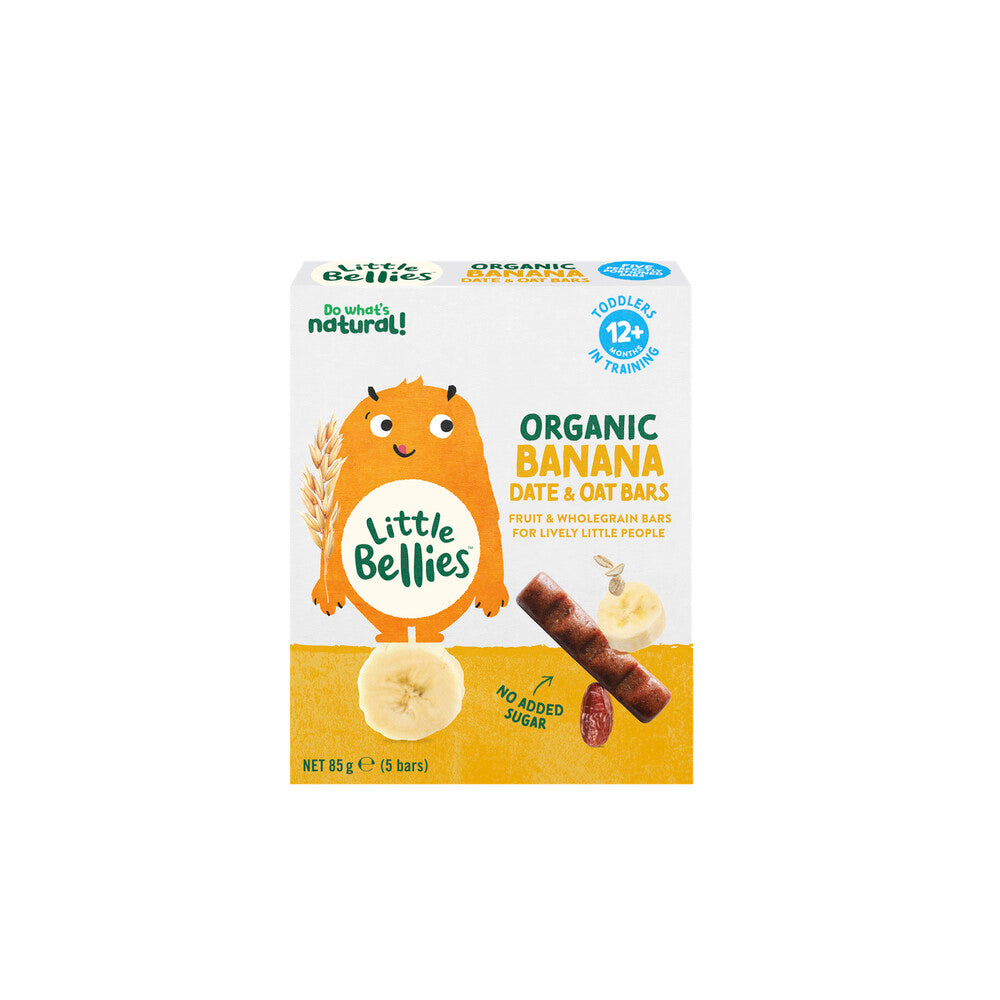 Little Bellies Organic Banana Date & Oat Bars - 85g